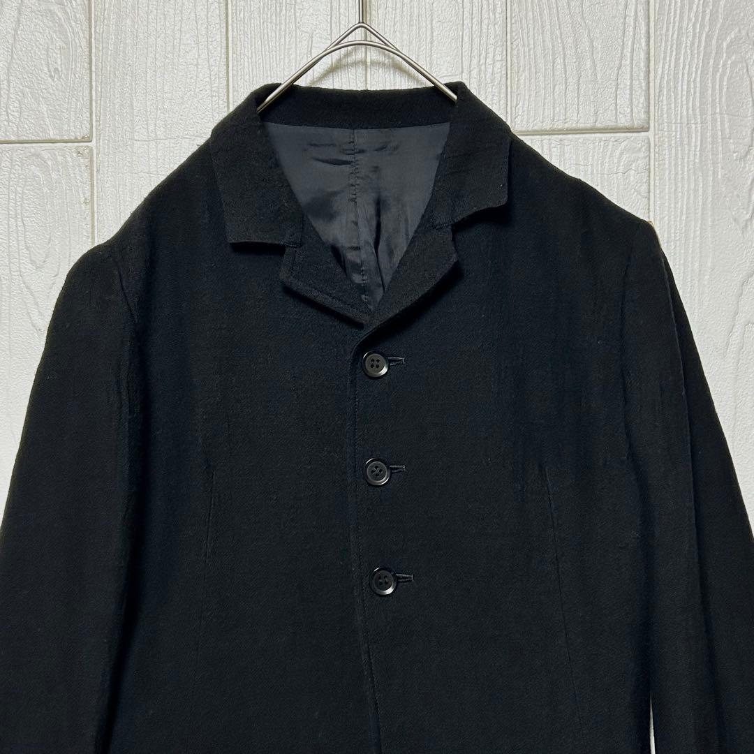 Yohji Yamamoto Y's キュプラ混 ウールジャケット ブラック