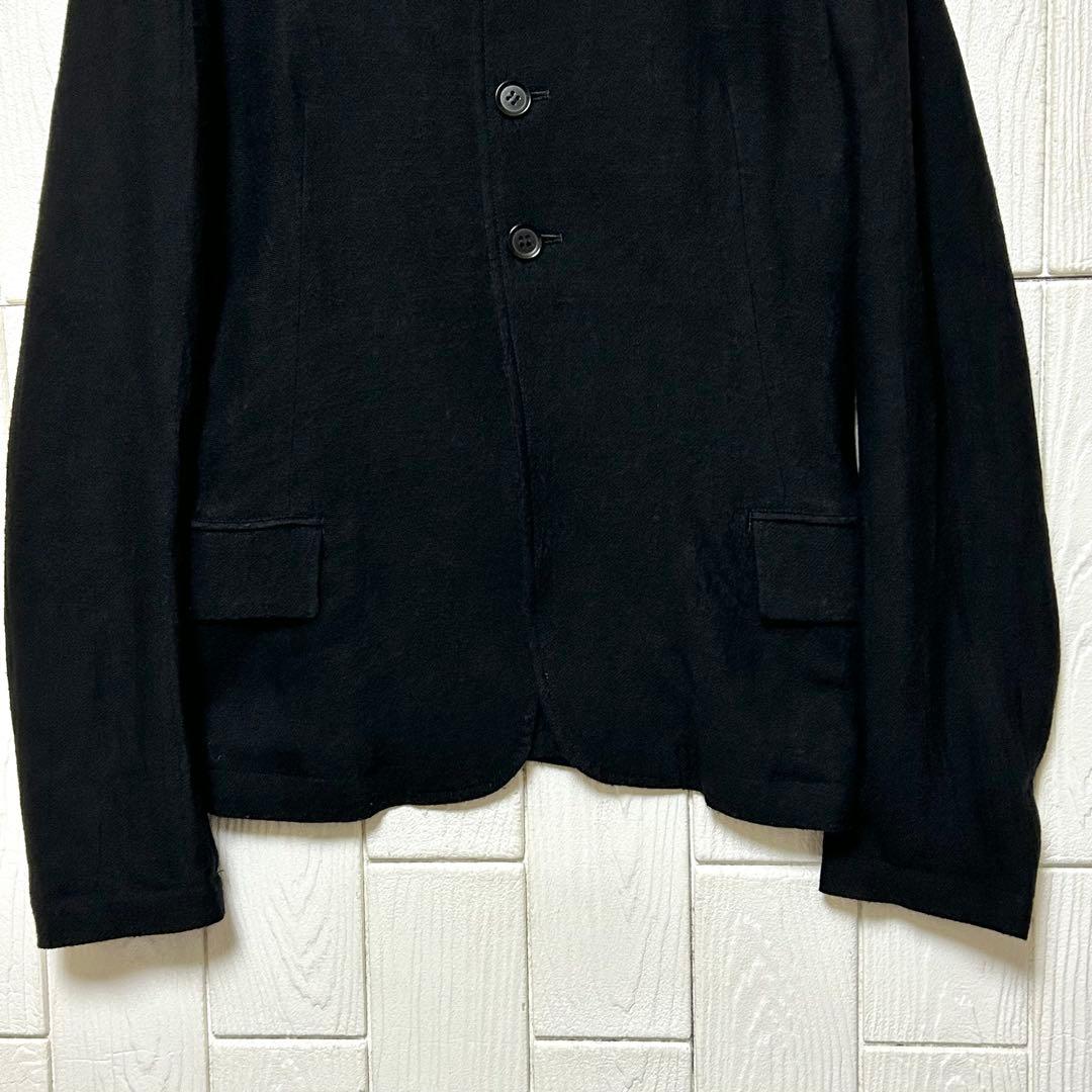 Yohji Yamamoto Y's キュプラ混 ウールジャケット ブラック