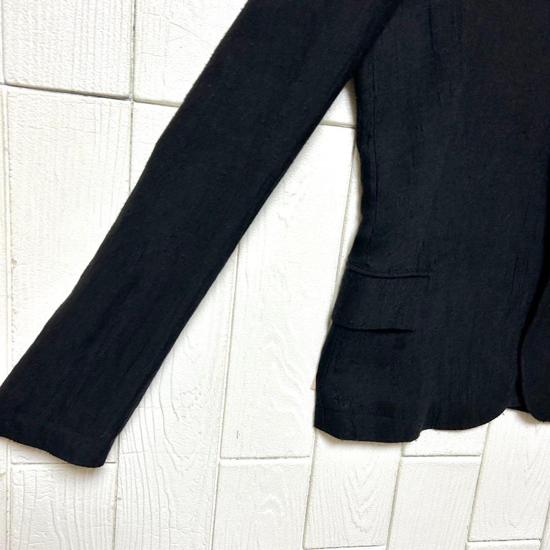 Yohji Yamamoto Y's キュプラ混 ウールジャケット ブラック