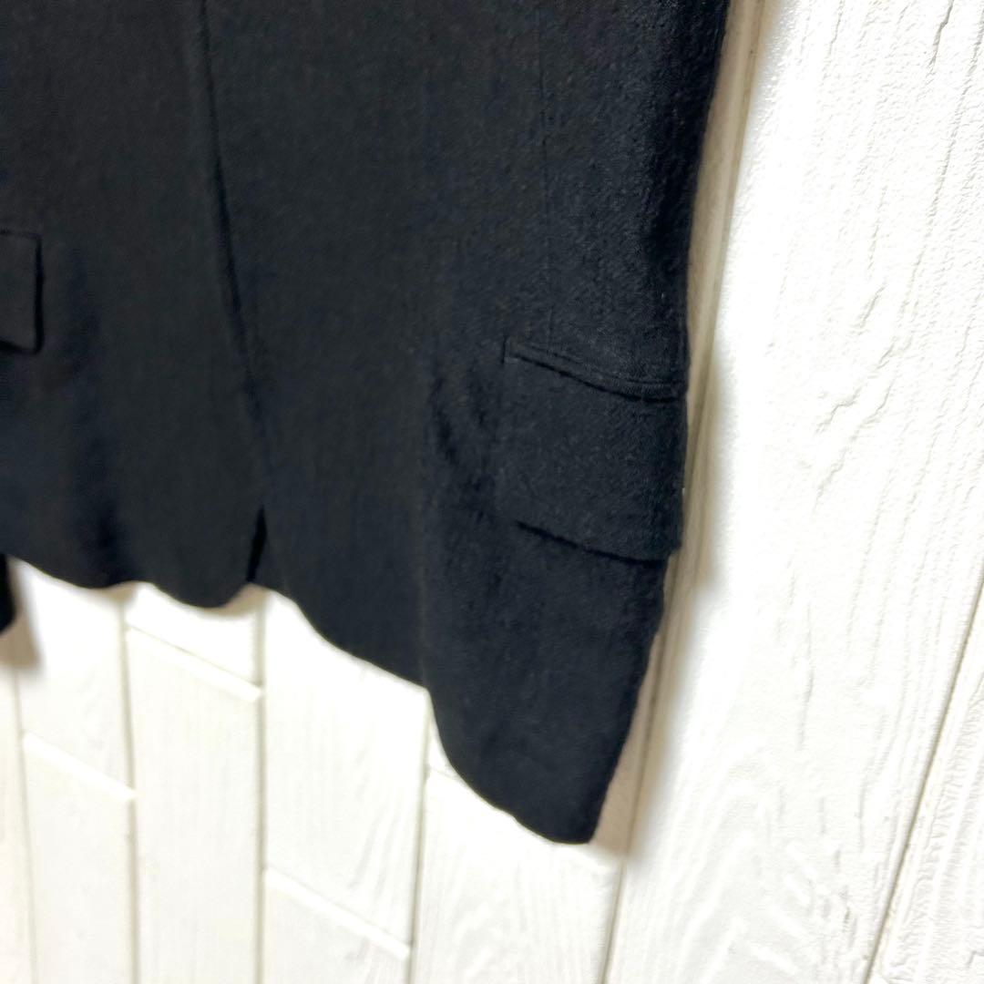 Yohji Yamamoto Y's キュプラ混 ウールジャケット ブラック