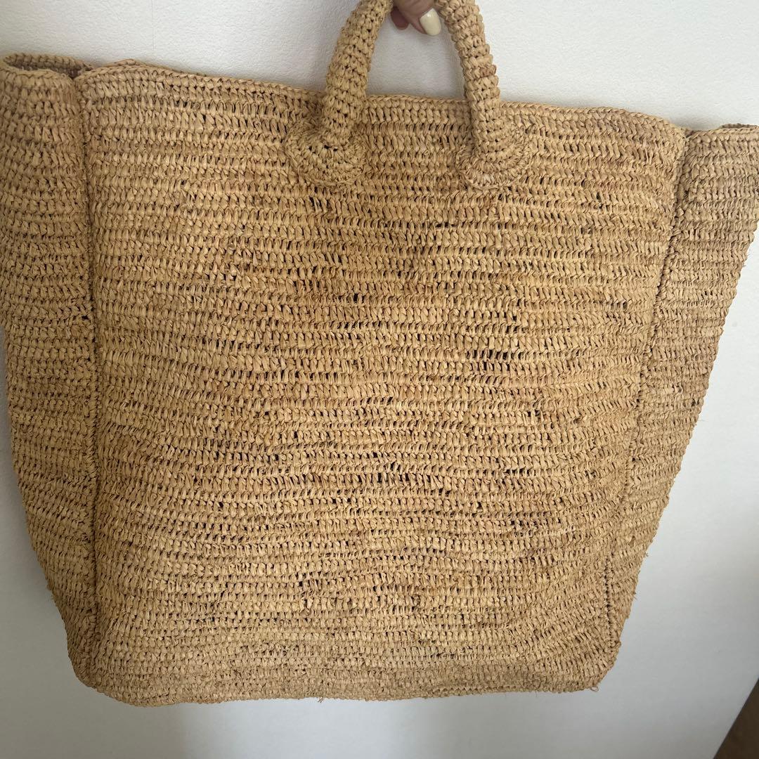 SALE 8月末日まで　大きめかごバッグ