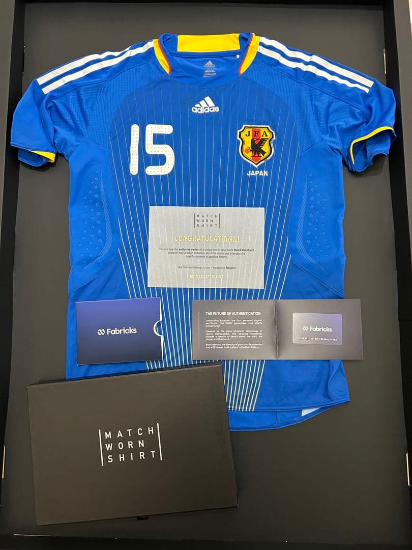 実使用ユニフォーム　長友佑都　サッカー日本代表　国際親善試合