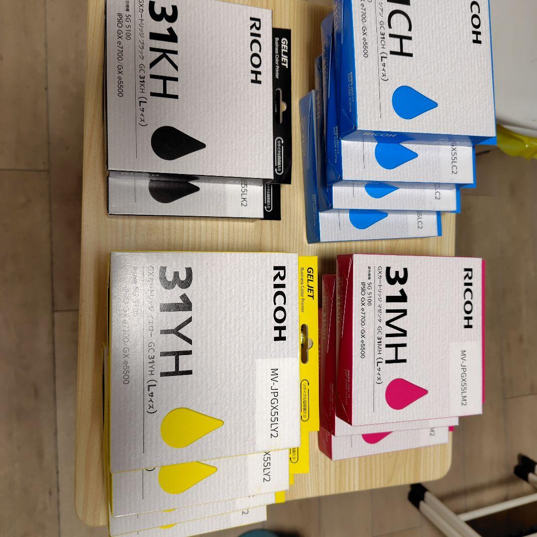 RICOH トナーカートリッジ 31KH 31YH 31MH 31CHセット