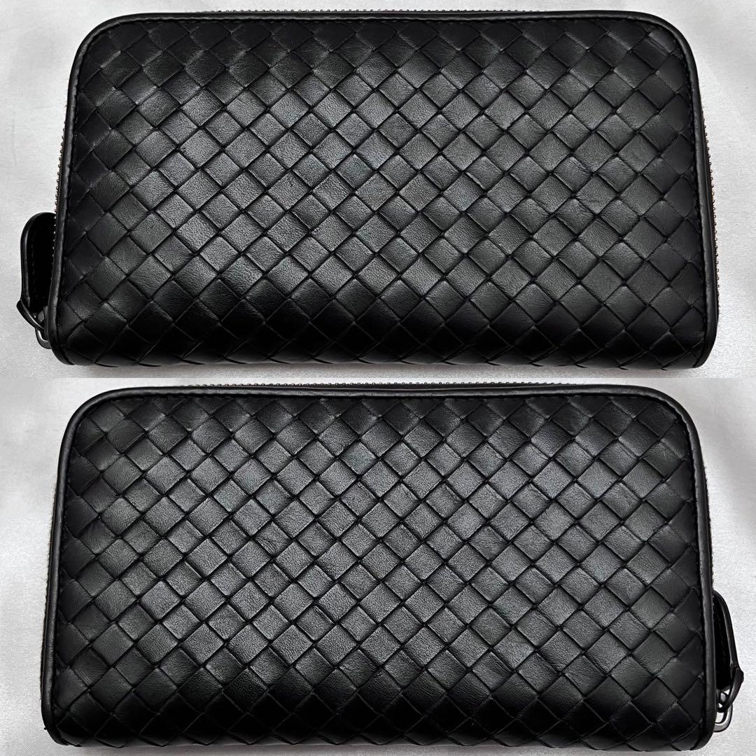 ◇極美品◇ボッテガヴェネタ　長財布　ラウンドファスナー　ダークブラウン　レザー