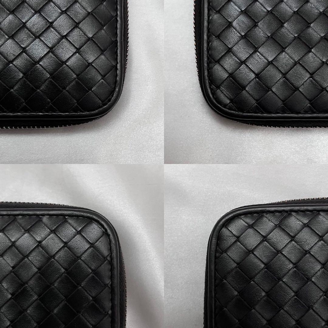 ◇極美品◇ボッテガヴェネタ　長財布　ラウンドファスナー　ダークブラウン　レザー