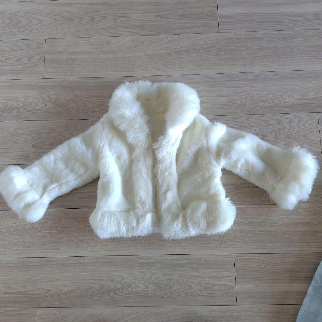 シンデレラドレス120cm＆ファーコート