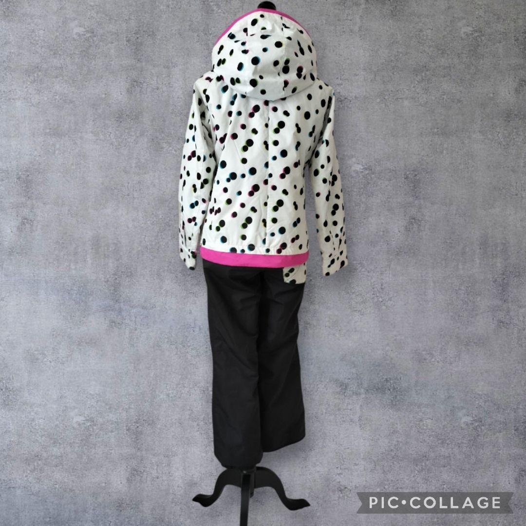 美品 Phenix フェニックス ガールズ スキーウェア 上下 150 ドット柄