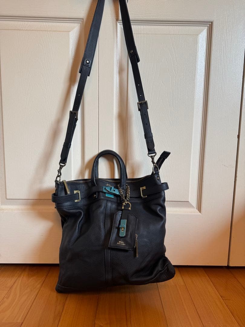 M.U.L エムユーエル ヘルメットバッグ 洗い加工 M