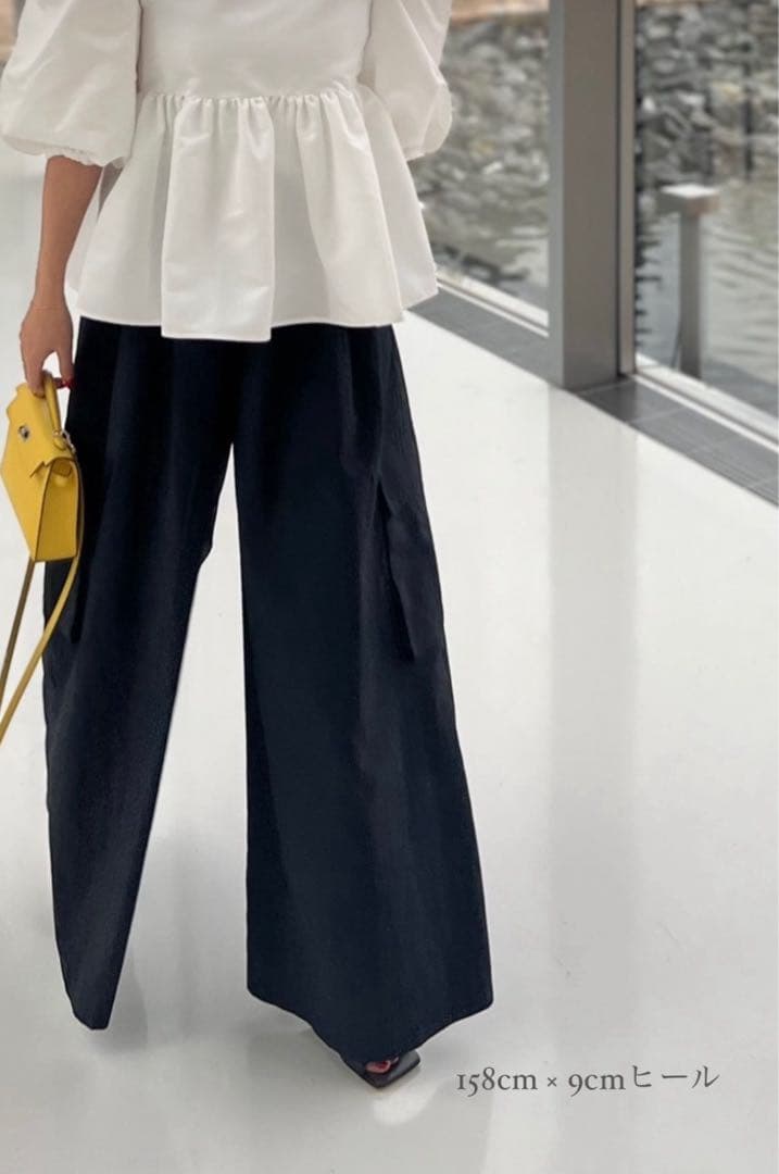 Lig. wide cargo pants✴︎美品✴︎ブラック