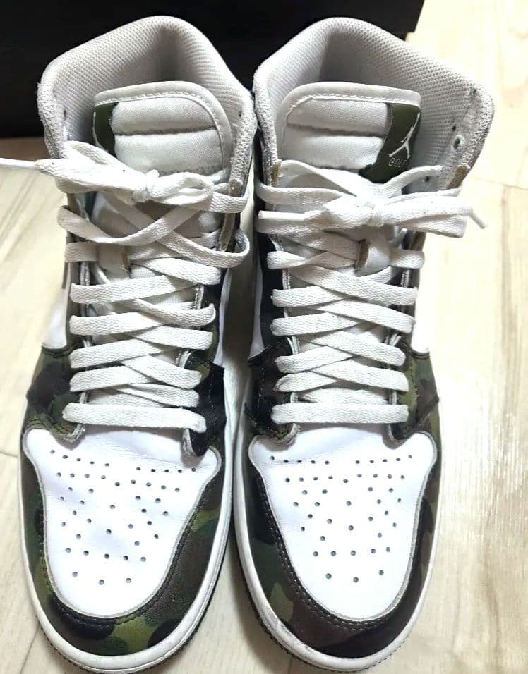 完売品！ナイキエアジョーダン1カモフラ　28cm