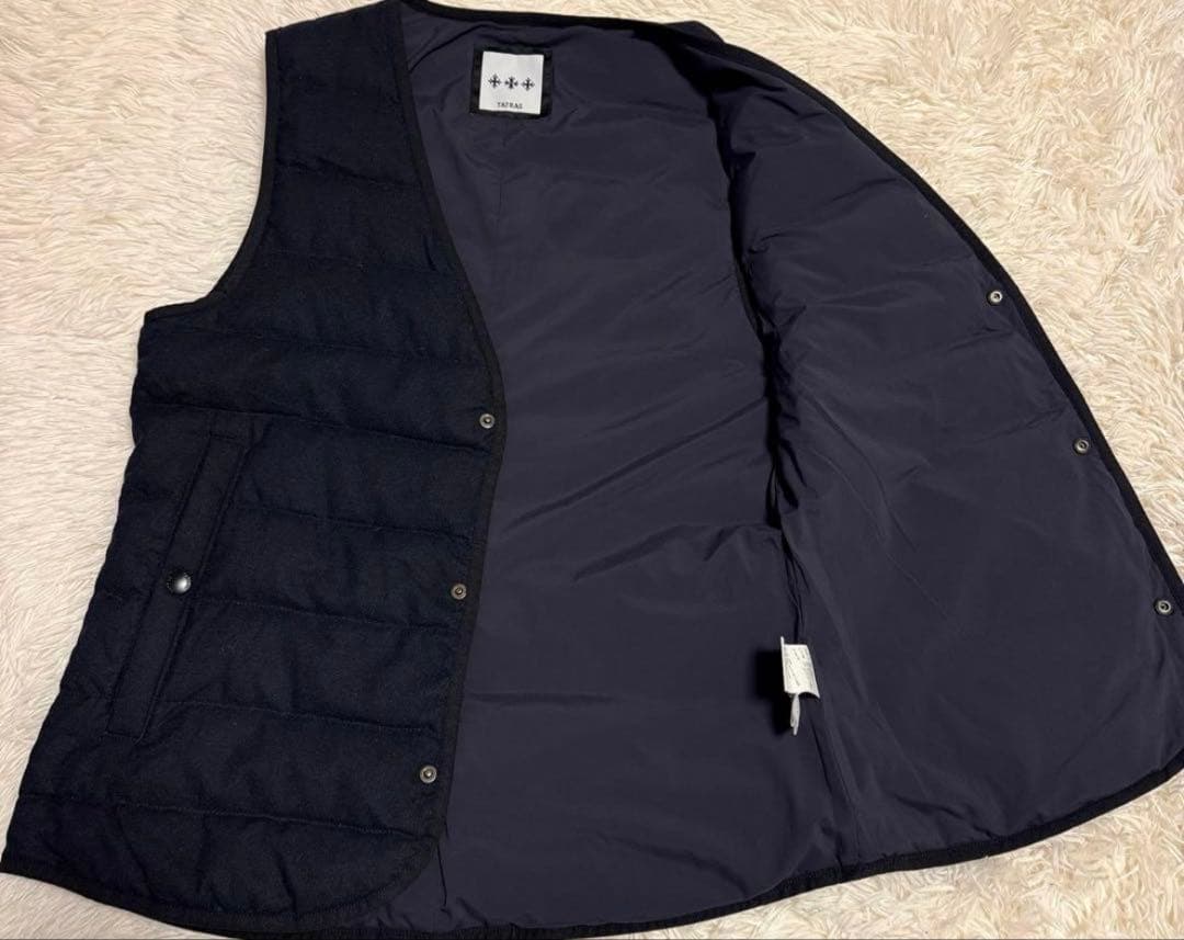タトラスネイビー ダウンベスト