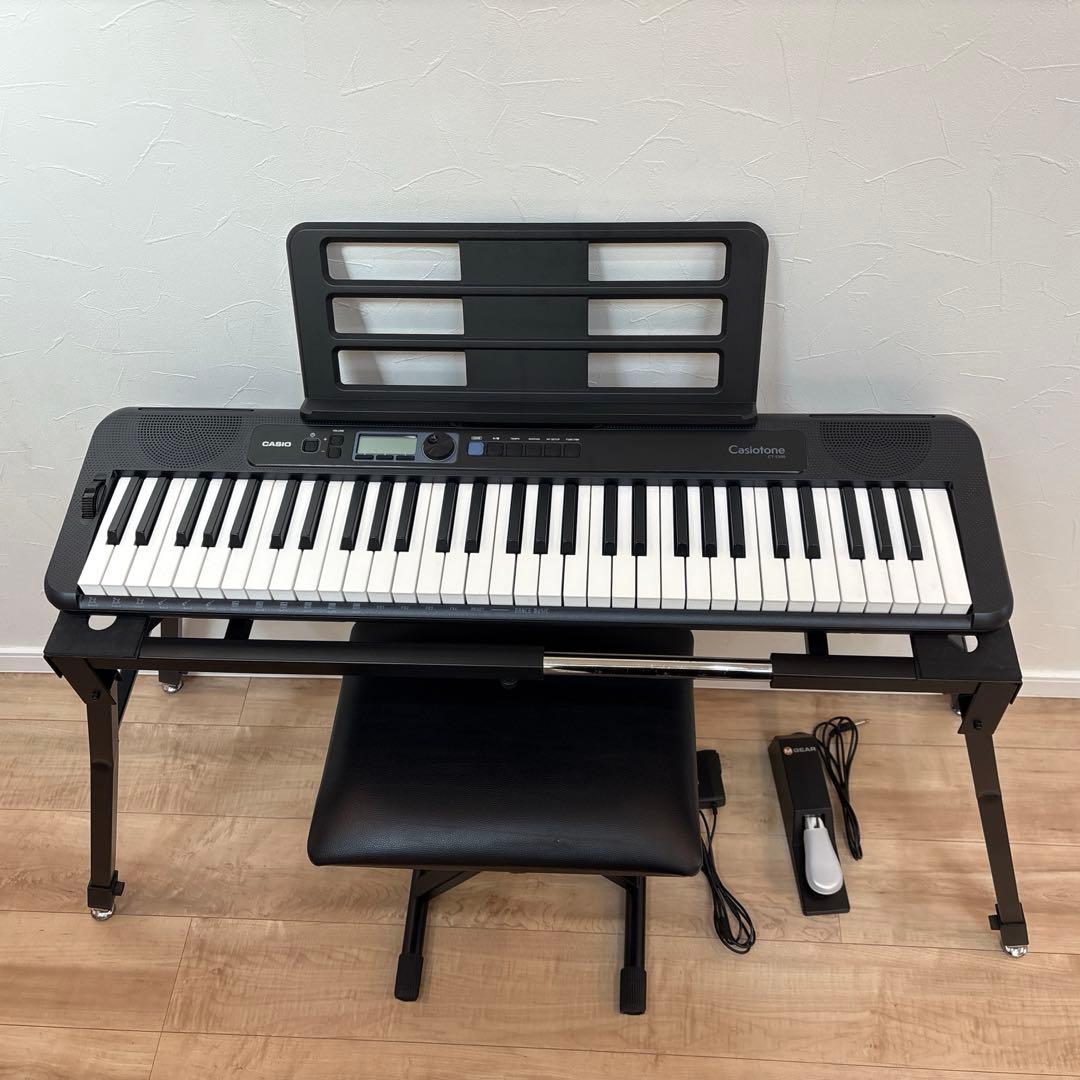 CASIO CT-S300 ブラック 61鍵盤 デジタルキーボード