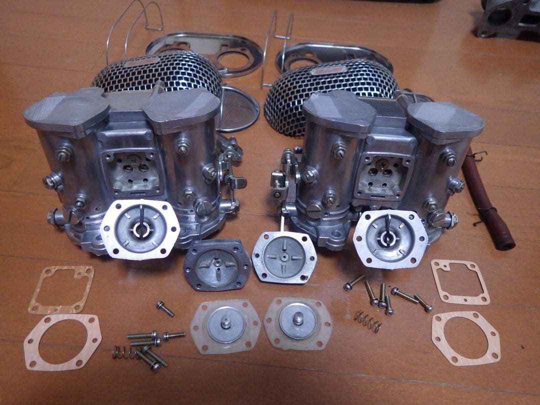 【当時物】トヨタ純正SOLEXソレックス40Φ２連4型+2TG用インマニ付