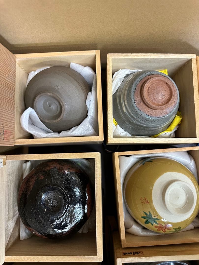 茶碗8個セット 木箱付き　　抹茶碗　まとめて　茶道具
