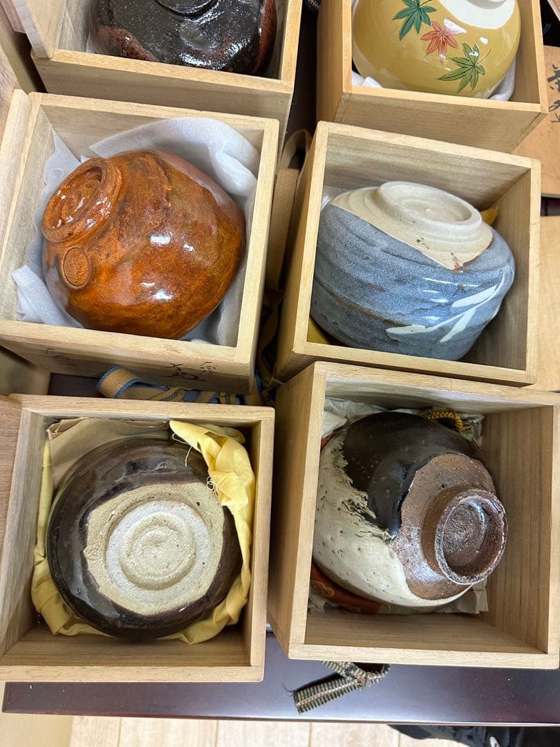 茶碗8個セット 木箱付き　　抹茶碗　まとめて　茶道具