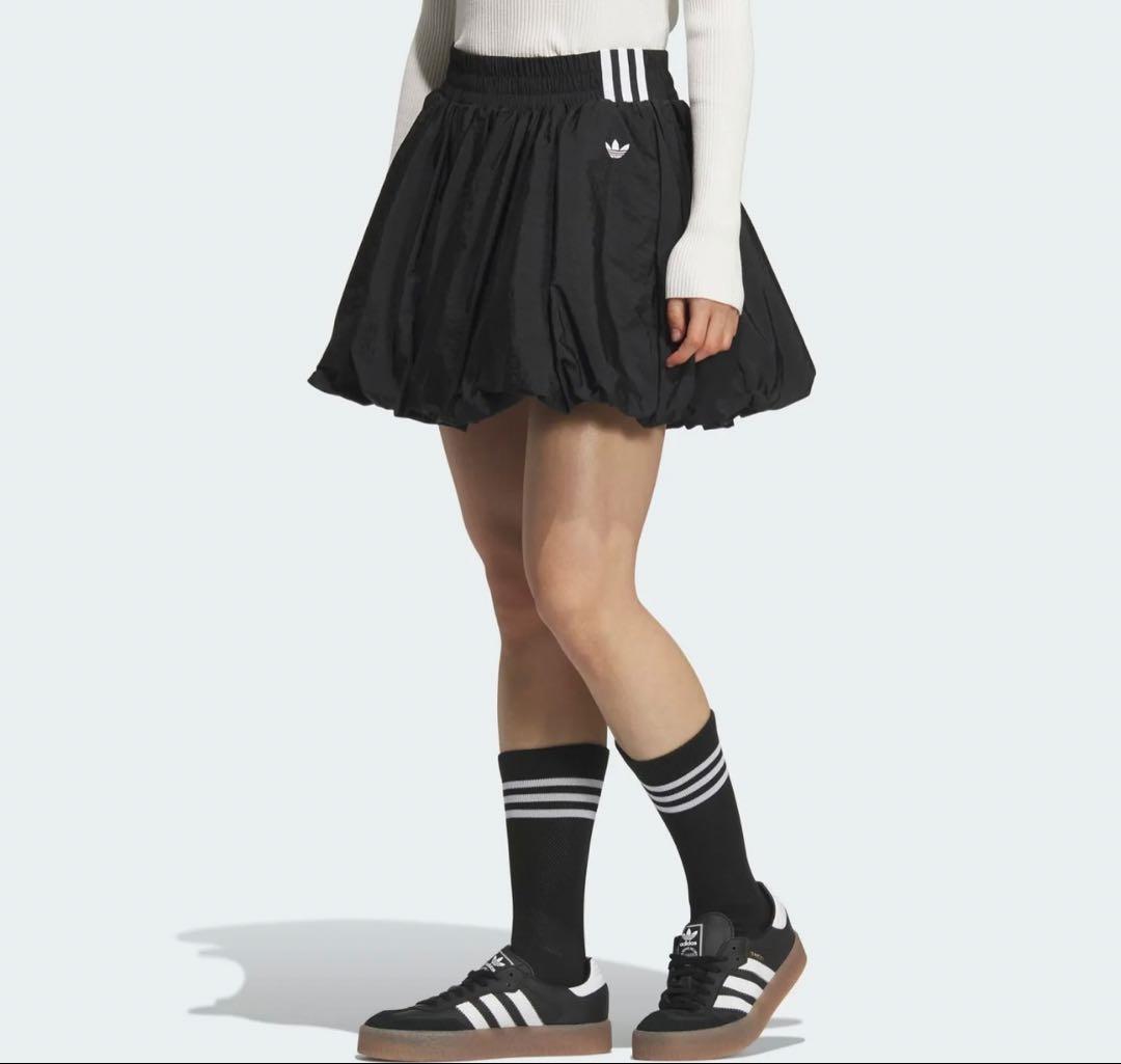 アディダス バルーンスカート ブラック
