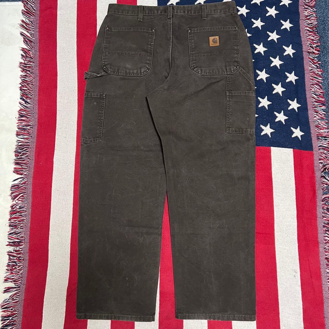 90s carhartt カーハート ダブルニーペインターパンツ ボロ ペンキ飛