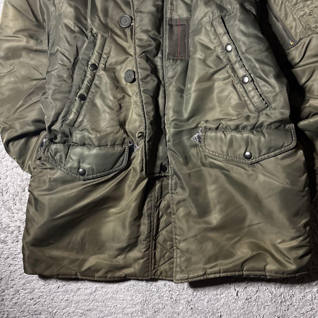 AVIREX N-3B ミリタリー　フライトジャケット　ミリタリー　ファー　古着