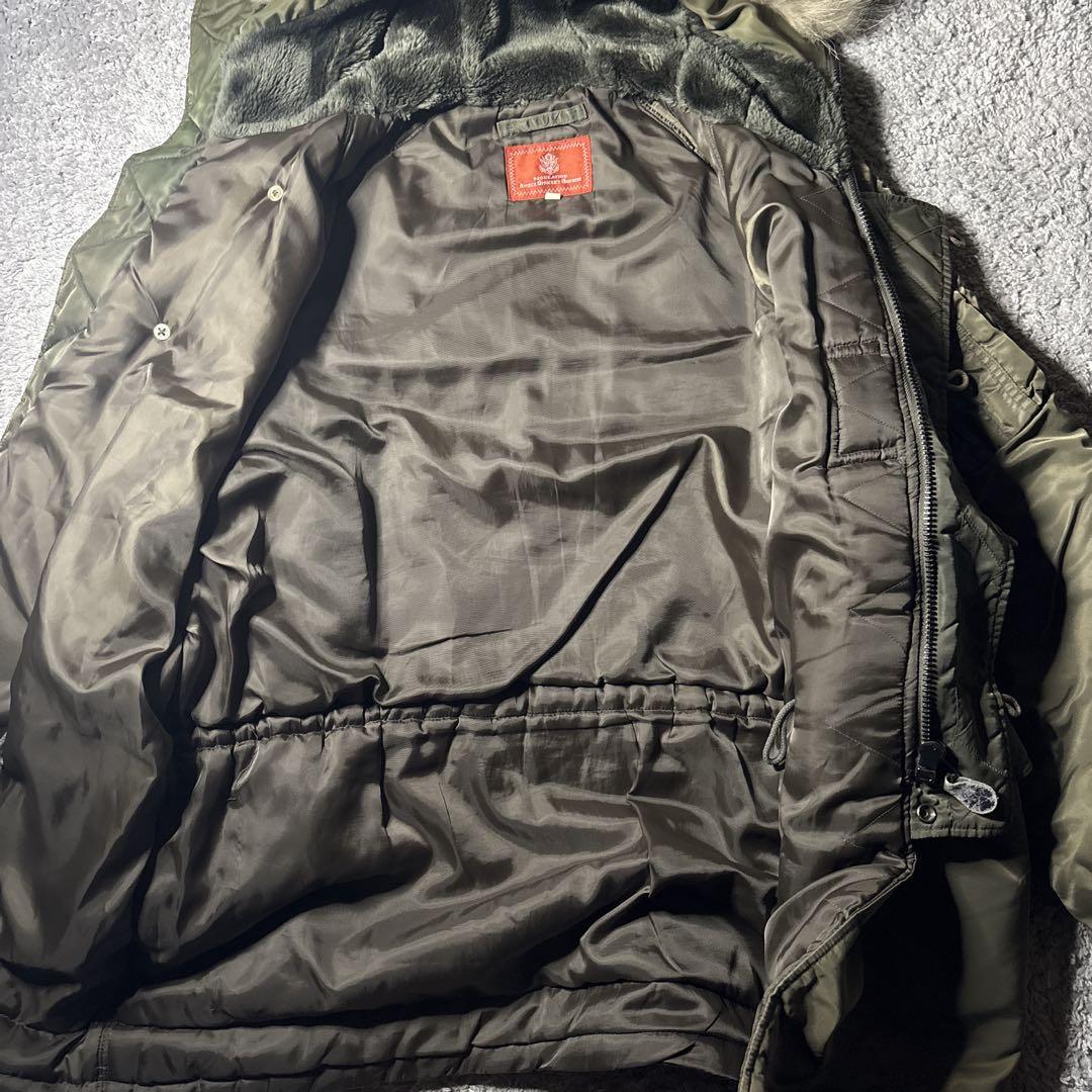 AVIREX N-3B ミリタリー　フライトジャケット　ミリタリー　ファー　古着