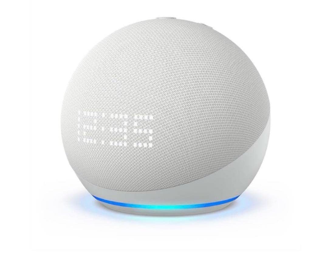 Echo Dot with Clock 第5世代 エコードット　ホワイト