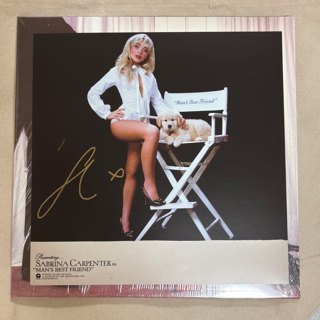 Sabrina Carpenter vinyl 直筆サイン入り　レコード