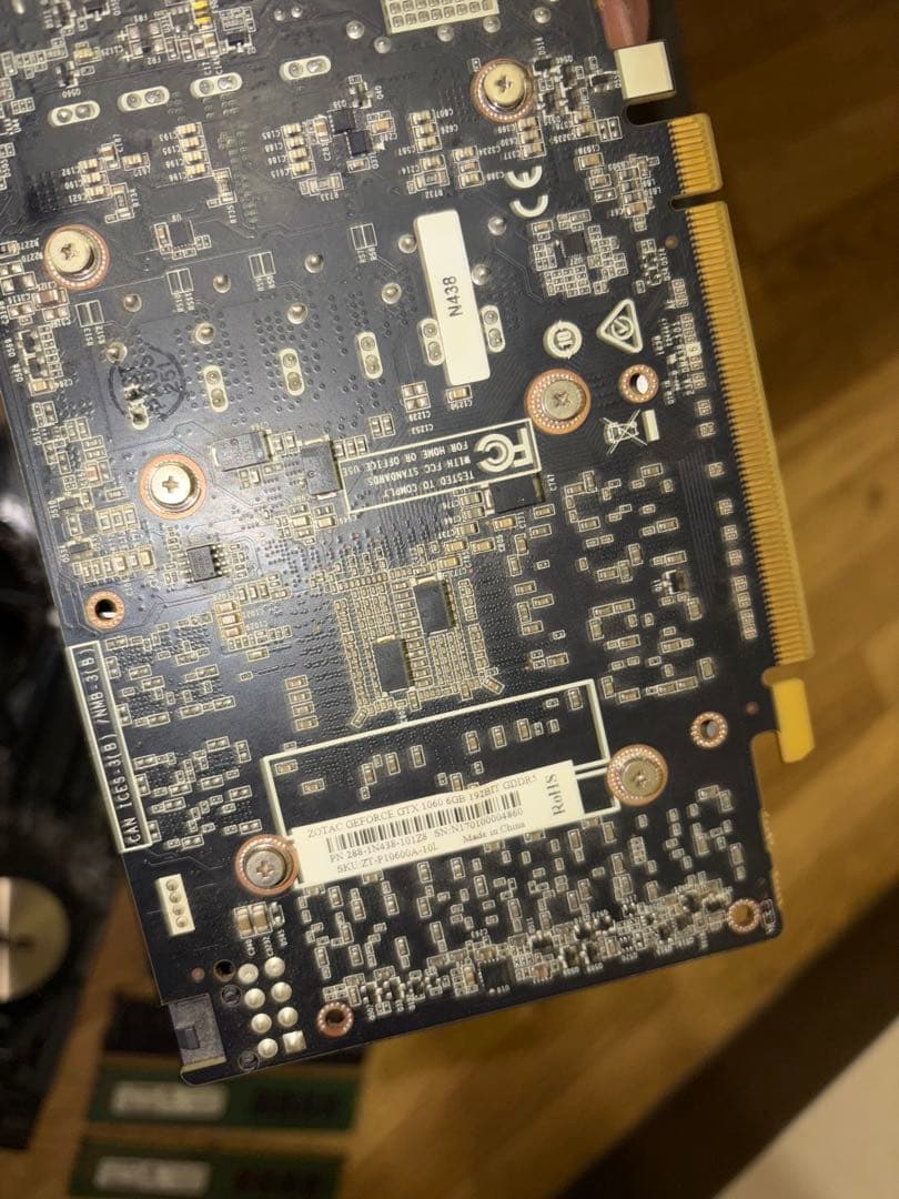 GTX1060 6GB & マザーボード