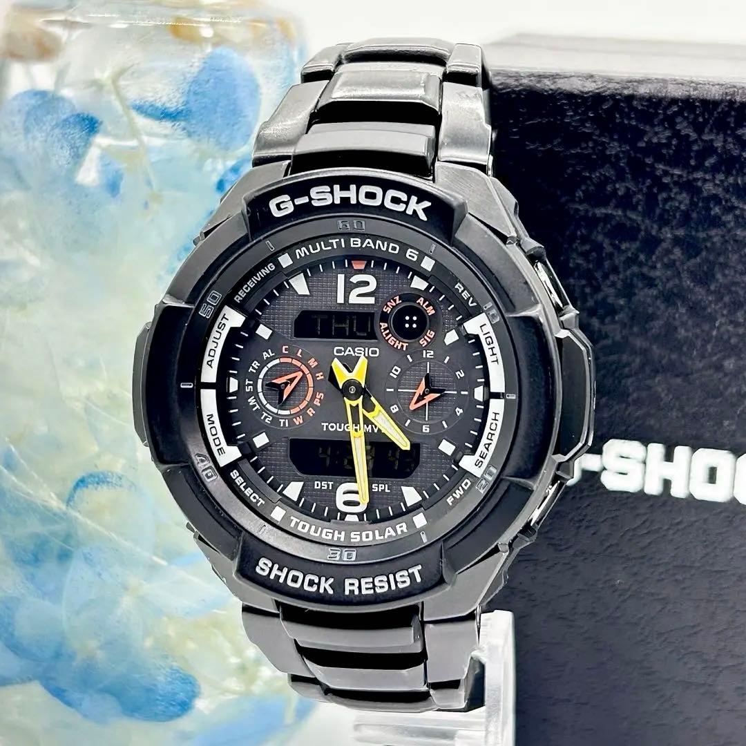 CASIO カシオ G-SHOCK スカイコックピット ソーラー電波 腕時計