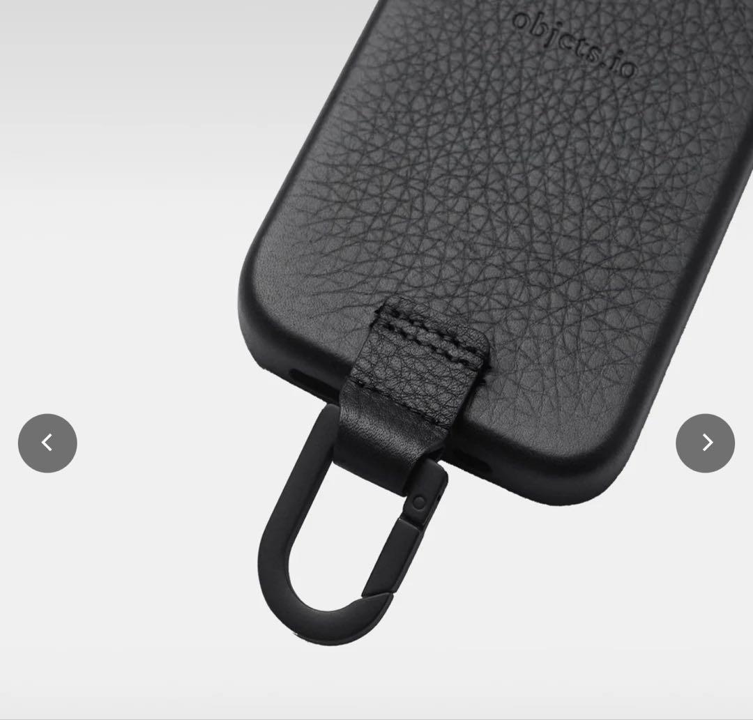 【ほぼ新品/付属品完備】objects.io iPhone Air レザーケース