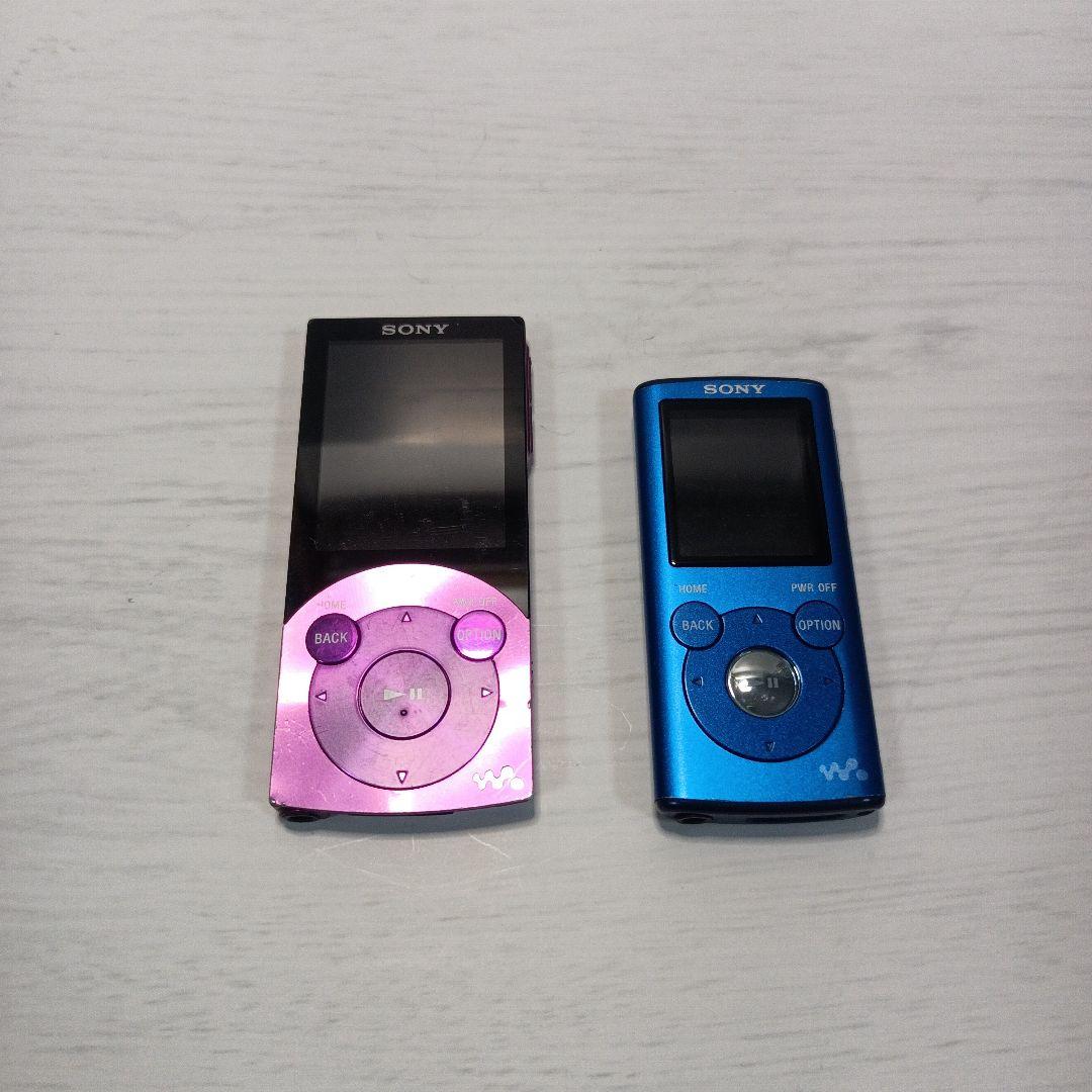 美品SONYウオークマンNWD300スピーカー ピンク　ウォークマン2台セット