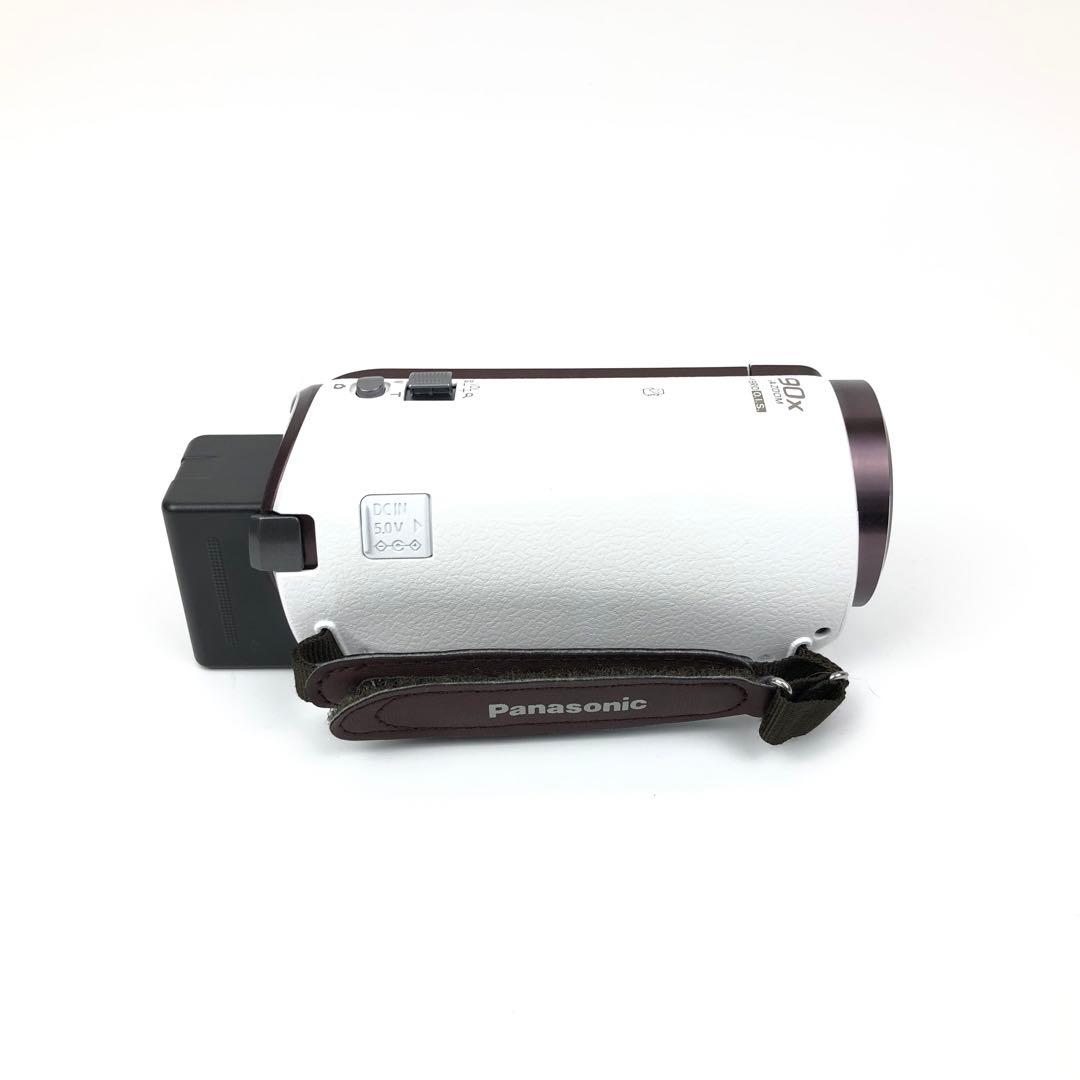 【極美品】Panasonic HC-W570M-W ホワイト ビデオカメラ