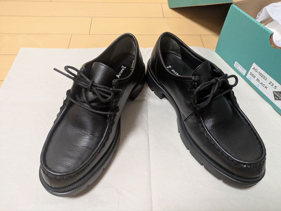 アシックス アキュアーズ チロリアンシューズ 防水 本革 ゴアテックス 3E