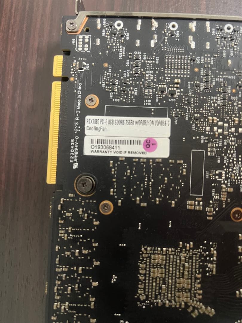 グラフィックボード・グラボ・ビデオカード NVIDIA RTX 2080 8GB