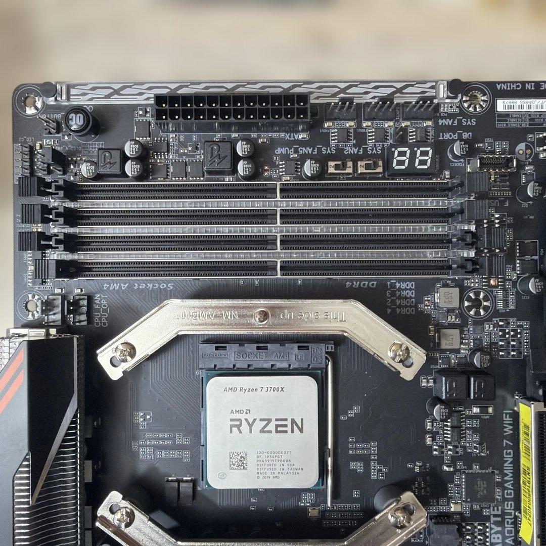 その他 AMD Ryzen 7 3700X + GIGABYTE X470 AORUS