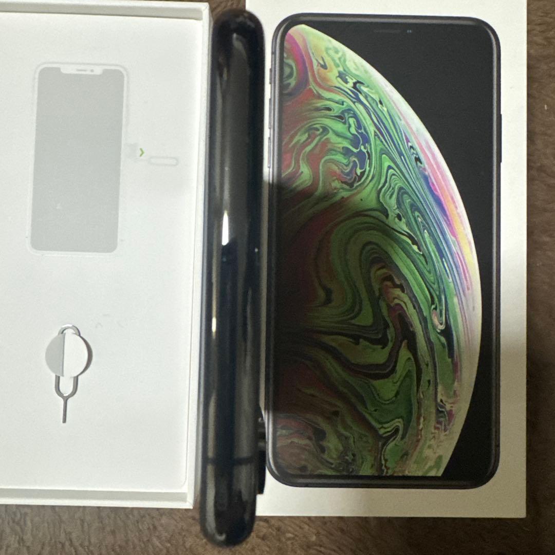 中古 SIMフリー iPONE XS MAX 箱、イヤホン付き