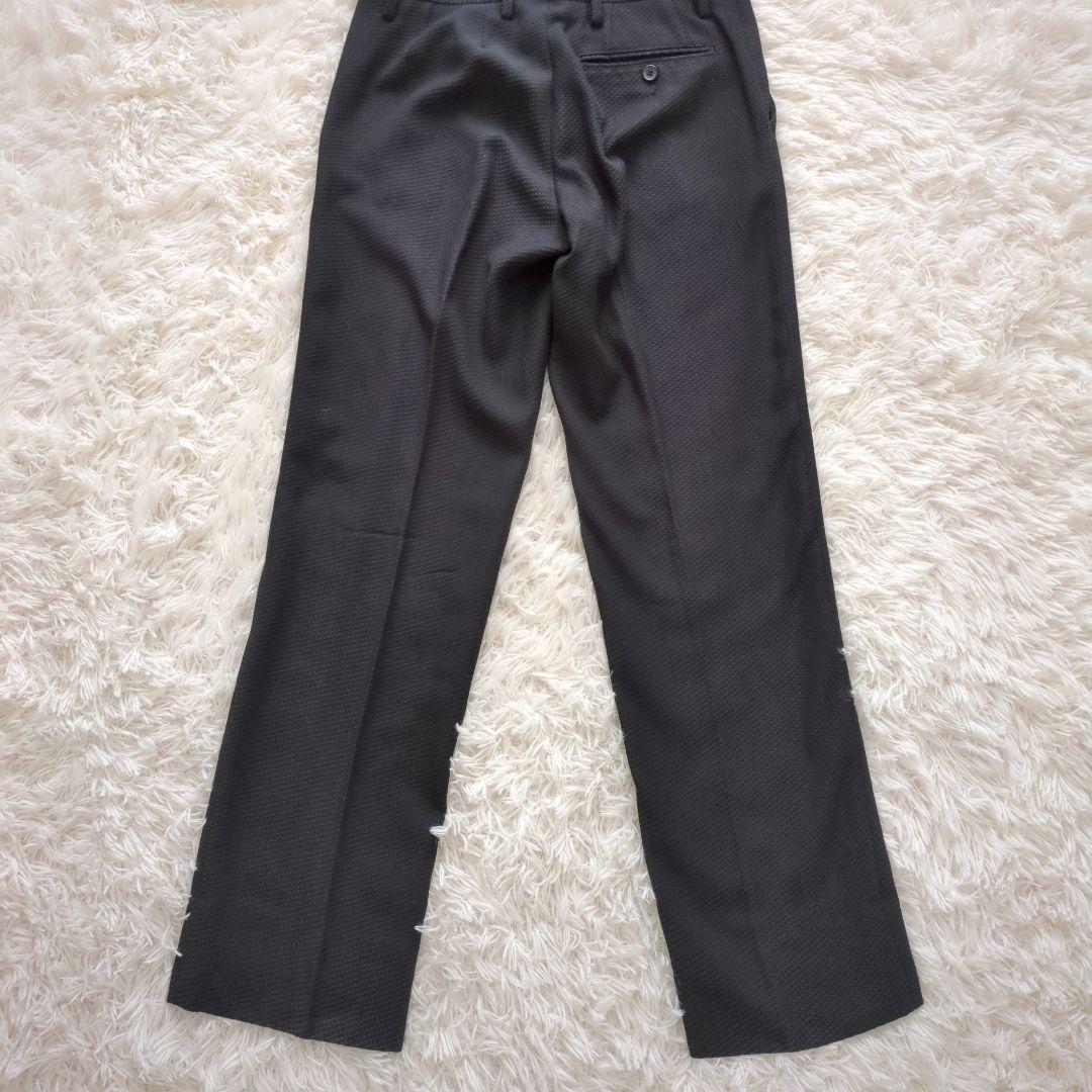 【鑑定済】Dolce&Gabbana　スーツセットアップ　ブラック　総裏　格子柄