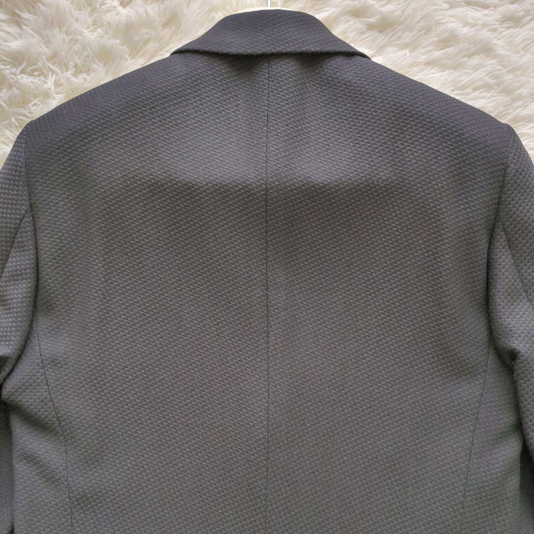 【鑑定済】Dolce&Gabbana　スーツセットアップ　ブラック　総裏　格子柄