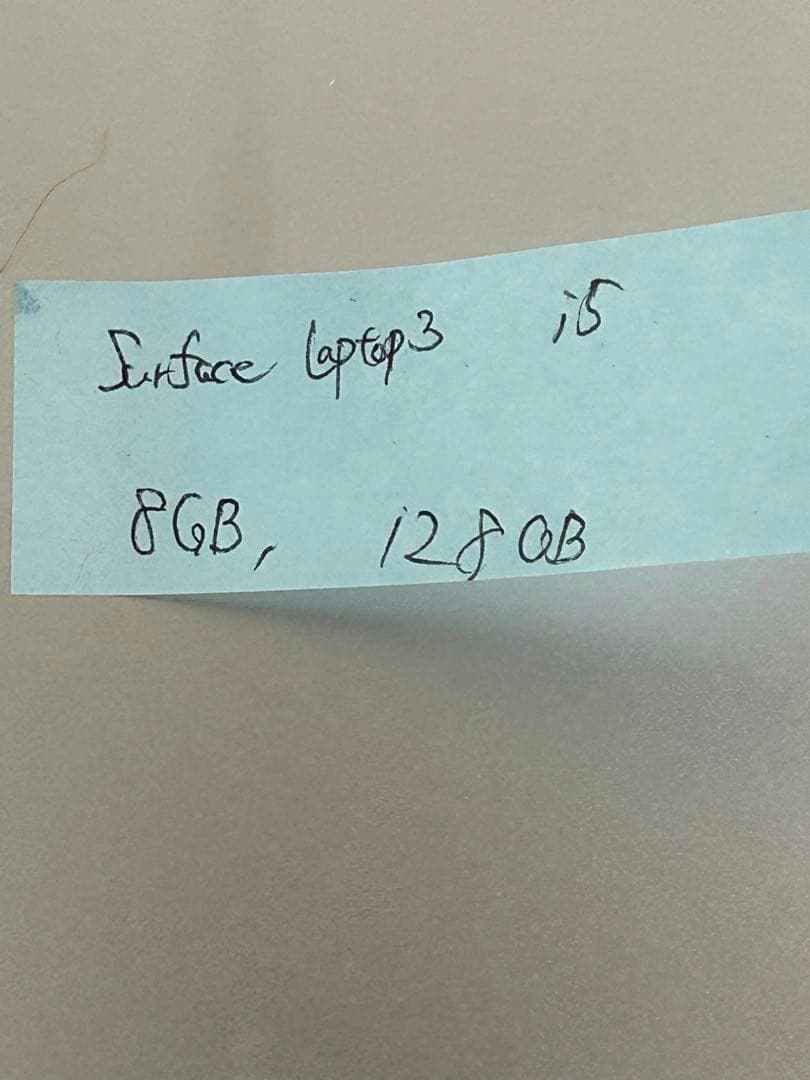 Windowsノート本体 Microsoft Surface Laptop 3 i5 8GB 1