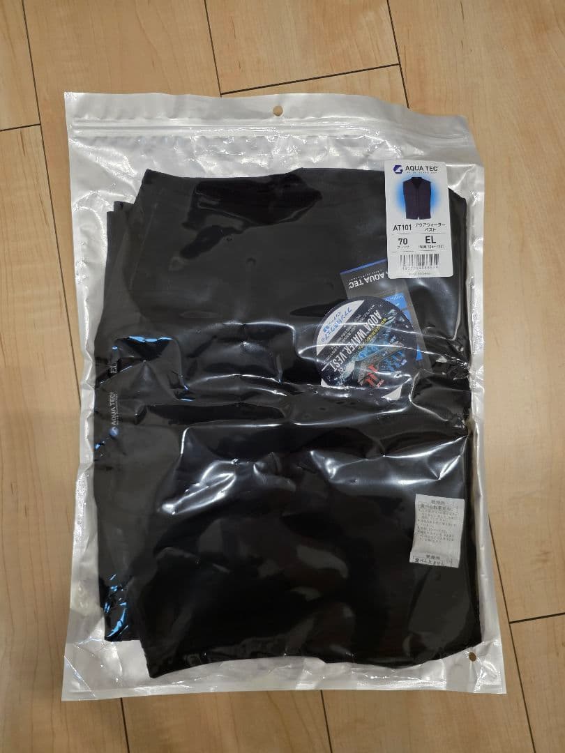 [新品未開封]AQUA TEC AT101 アクアウォーターベスト 70 EL黒
