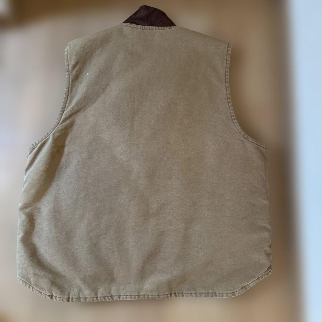 Carhartt ベージュ ベスト XL 美品