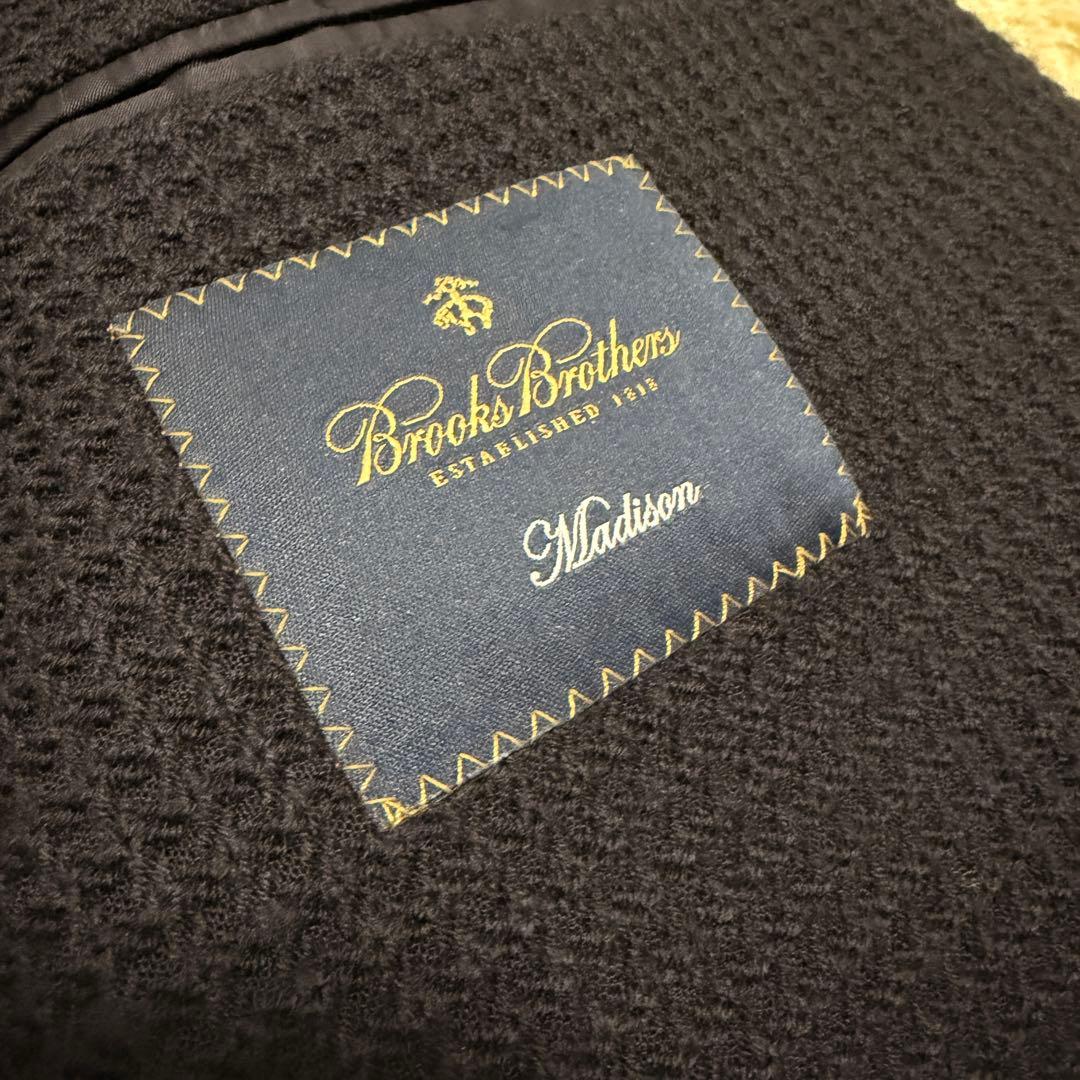 ブルックスブラザーズ　ネイビー　テーラードジャケット　アンコン　ワッペン