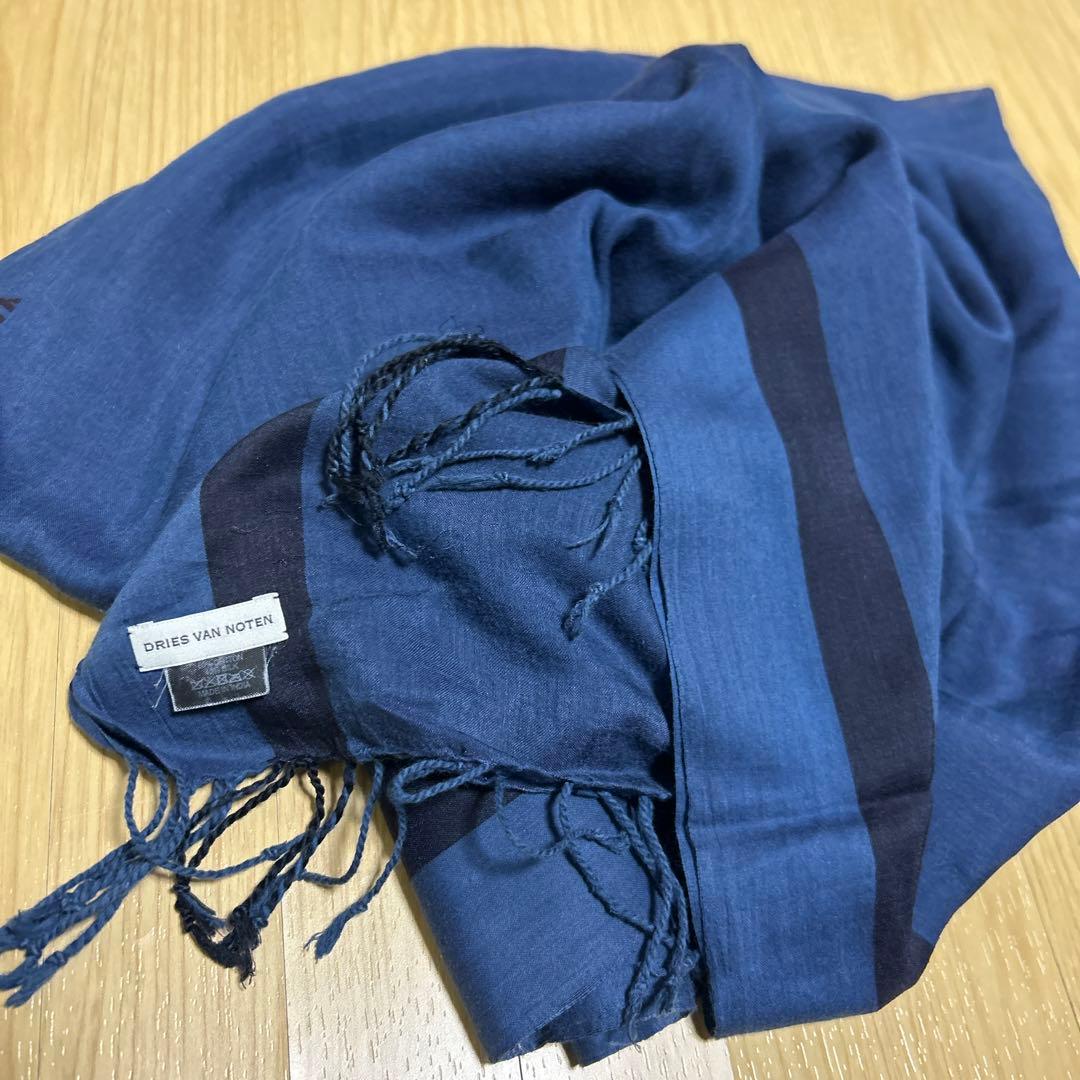 dries van noten コットンシルクストール