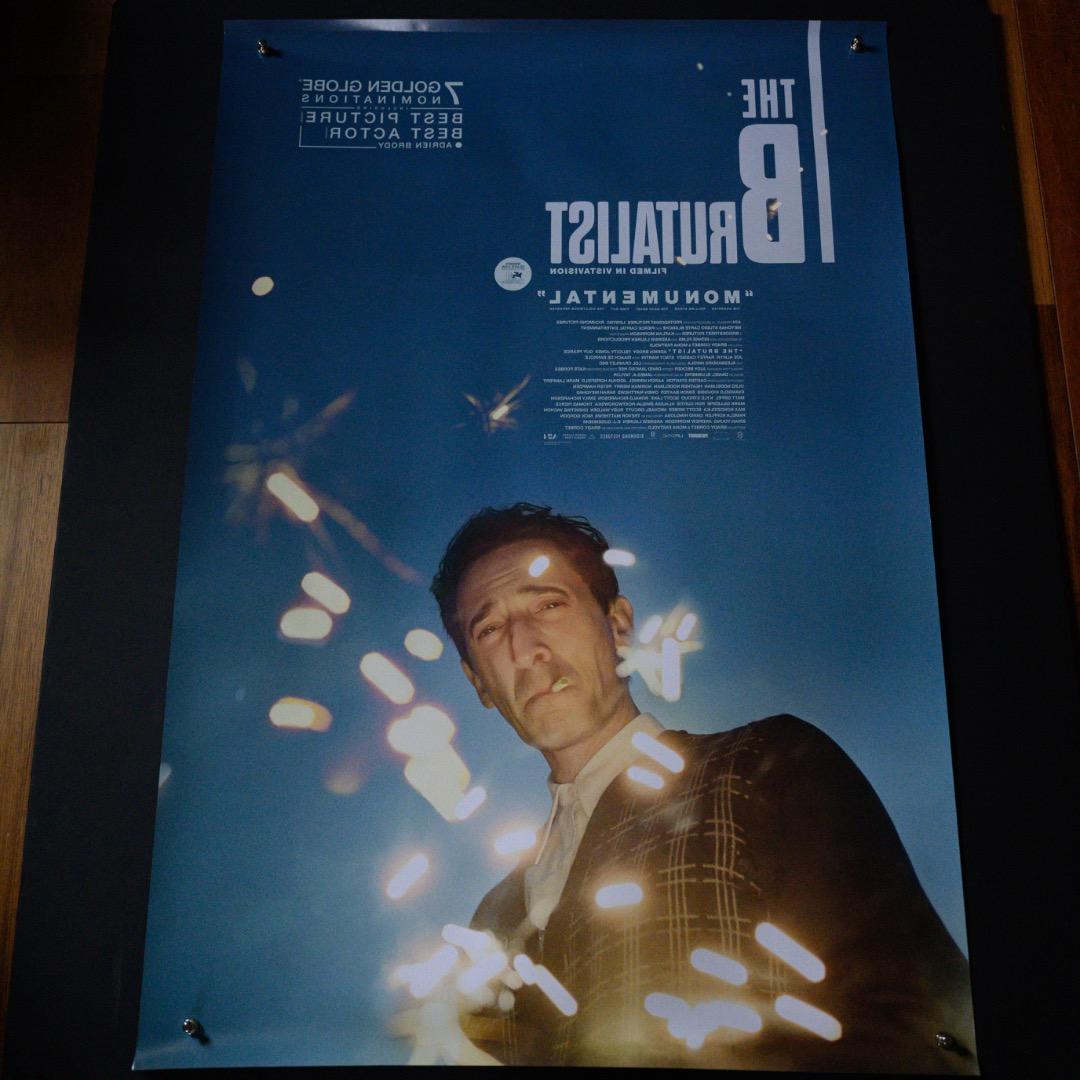 【映画館用両面ポスター】ブルータリスト / The Brutalist