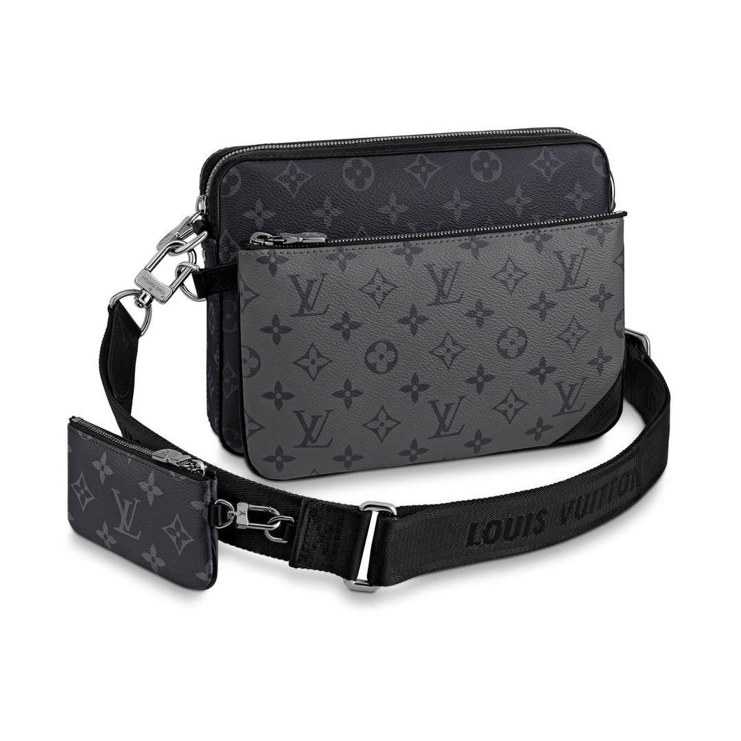 LOUIS VUITTON グレー ショルダーバッグ
