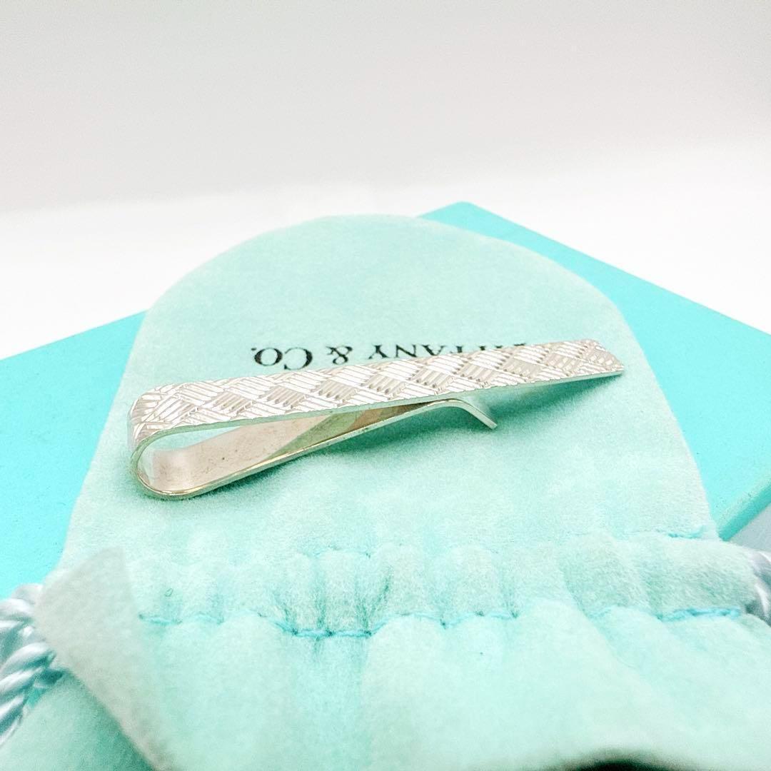 2701-2 【保存箱付き】Tiffany タイピン 紳士服 シルバー925