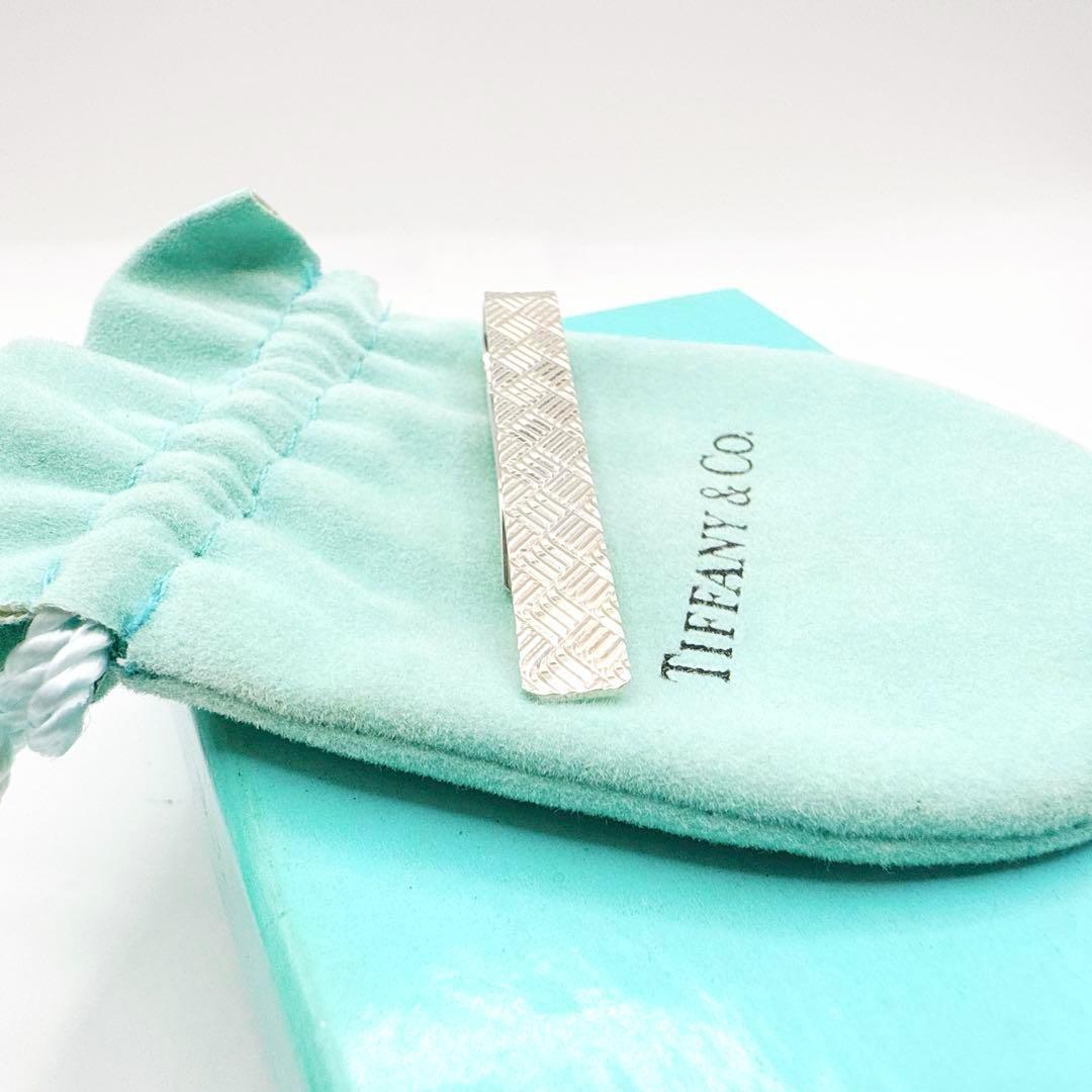 2701-2 【保存箱付き】Tiffany タイピン 紳士服 シルバー925