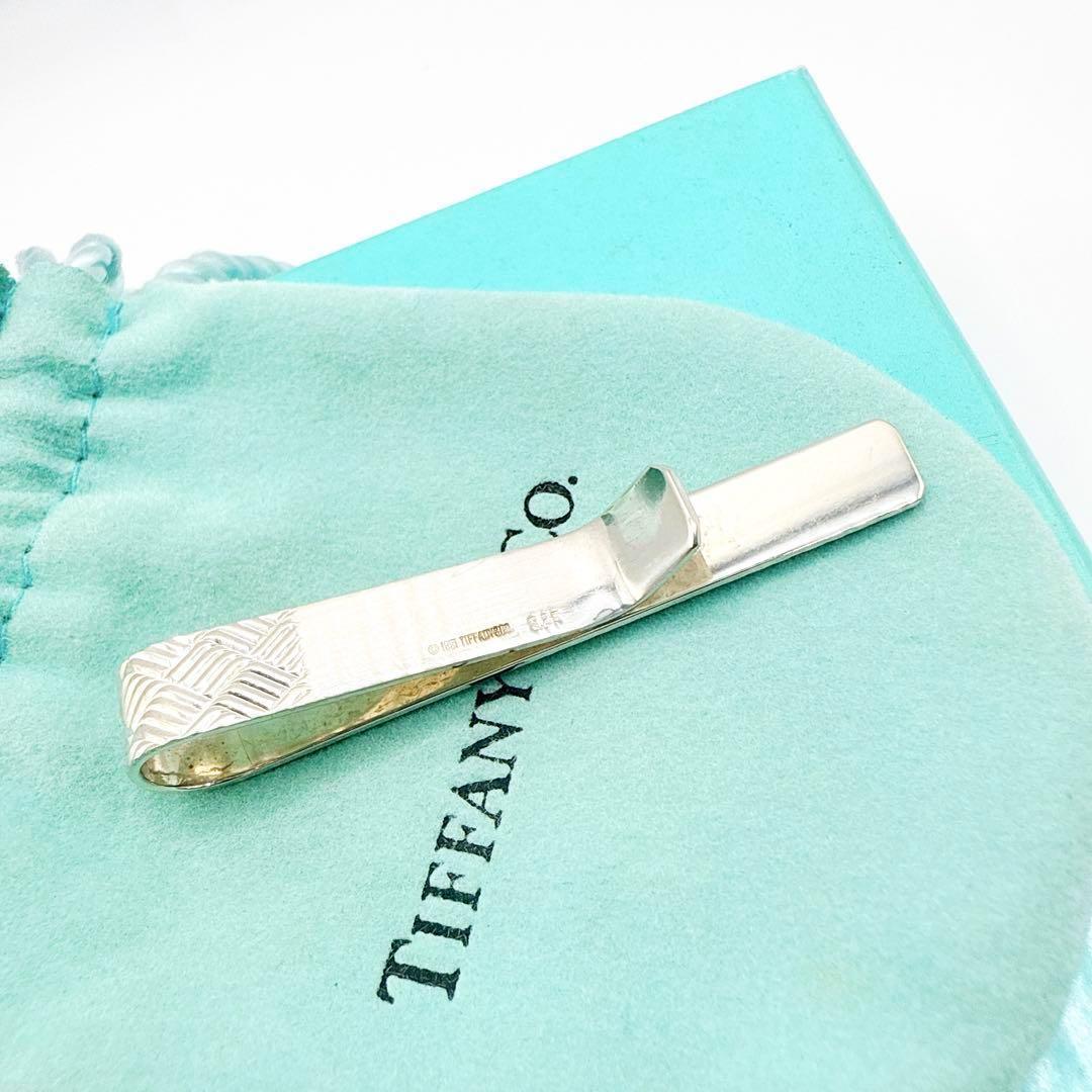 2701-2 【保存箱付き】Tiffany タイピン 紳士服 シルバー925