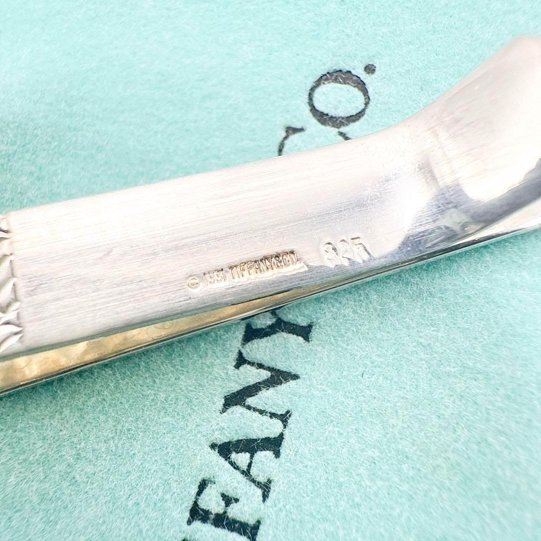 2701-2 【保存箱付き】Tiffany タイピン 紳士服 シルバー925