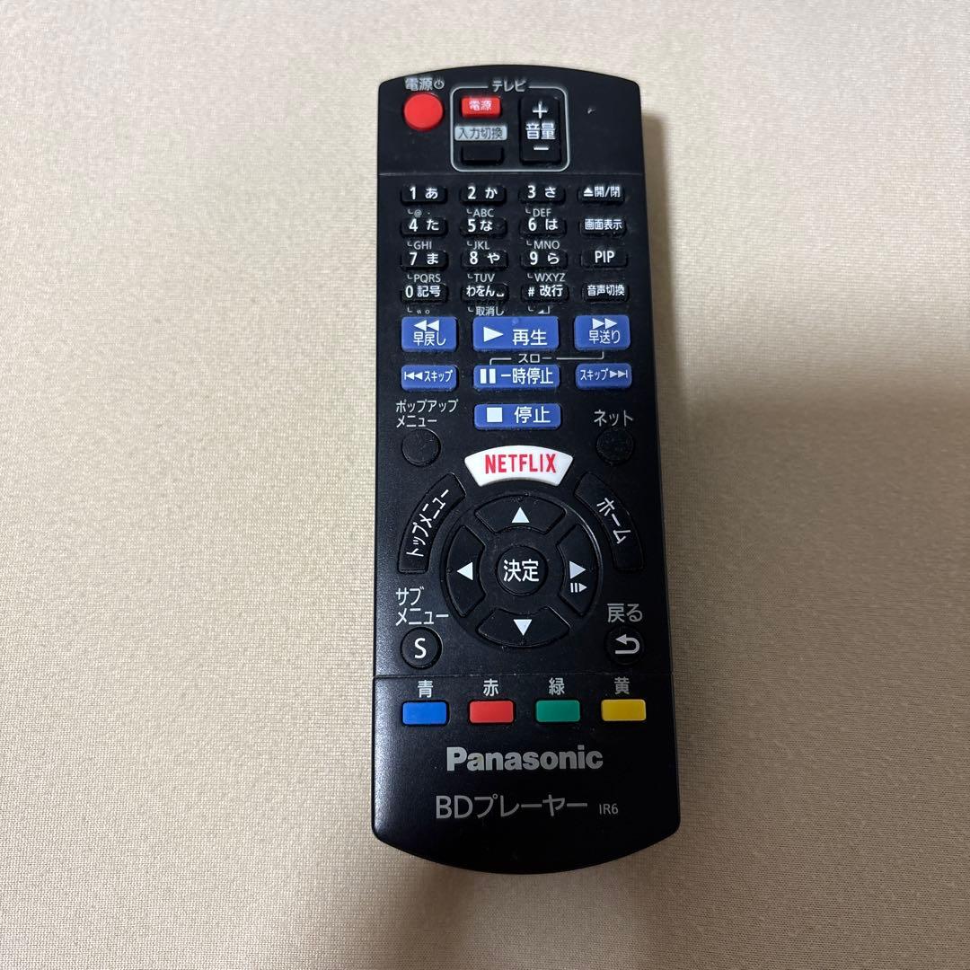 2019年製　パナソニック　ブルーレイプレイヤー　DMP-BDT180