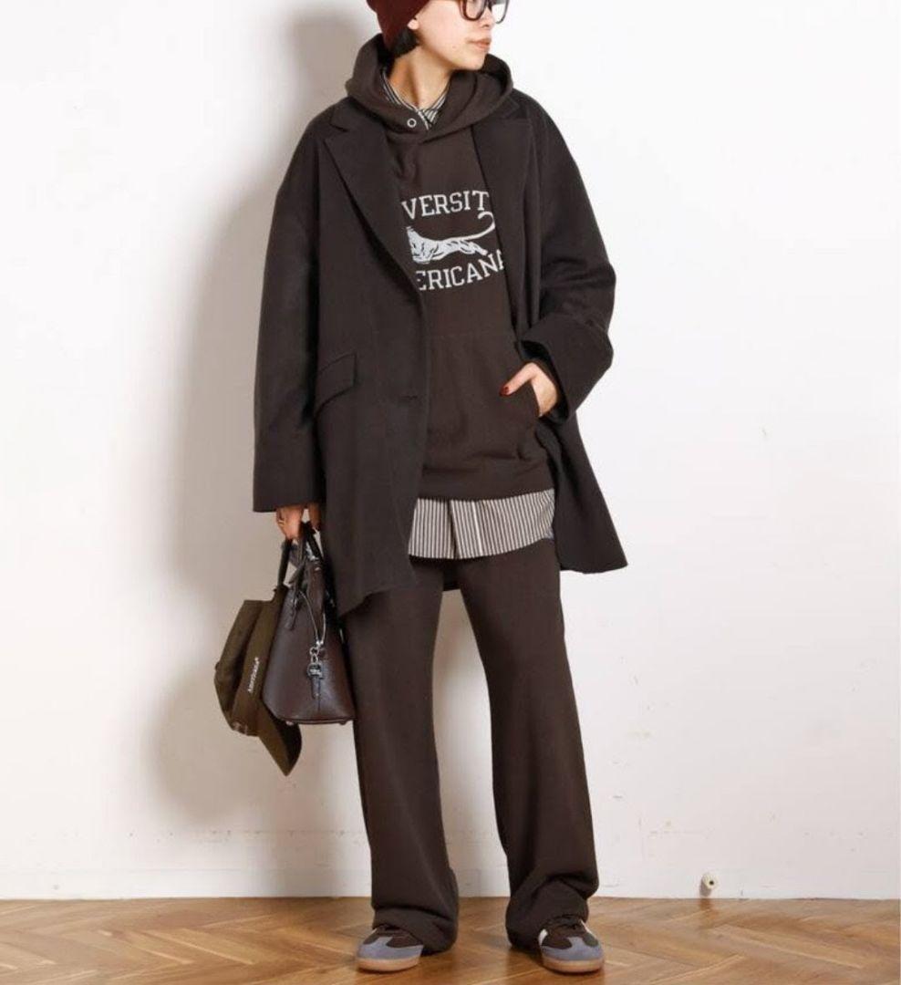 AP STUDIO アメリカーナ tiger collegeフーディプルオーバー