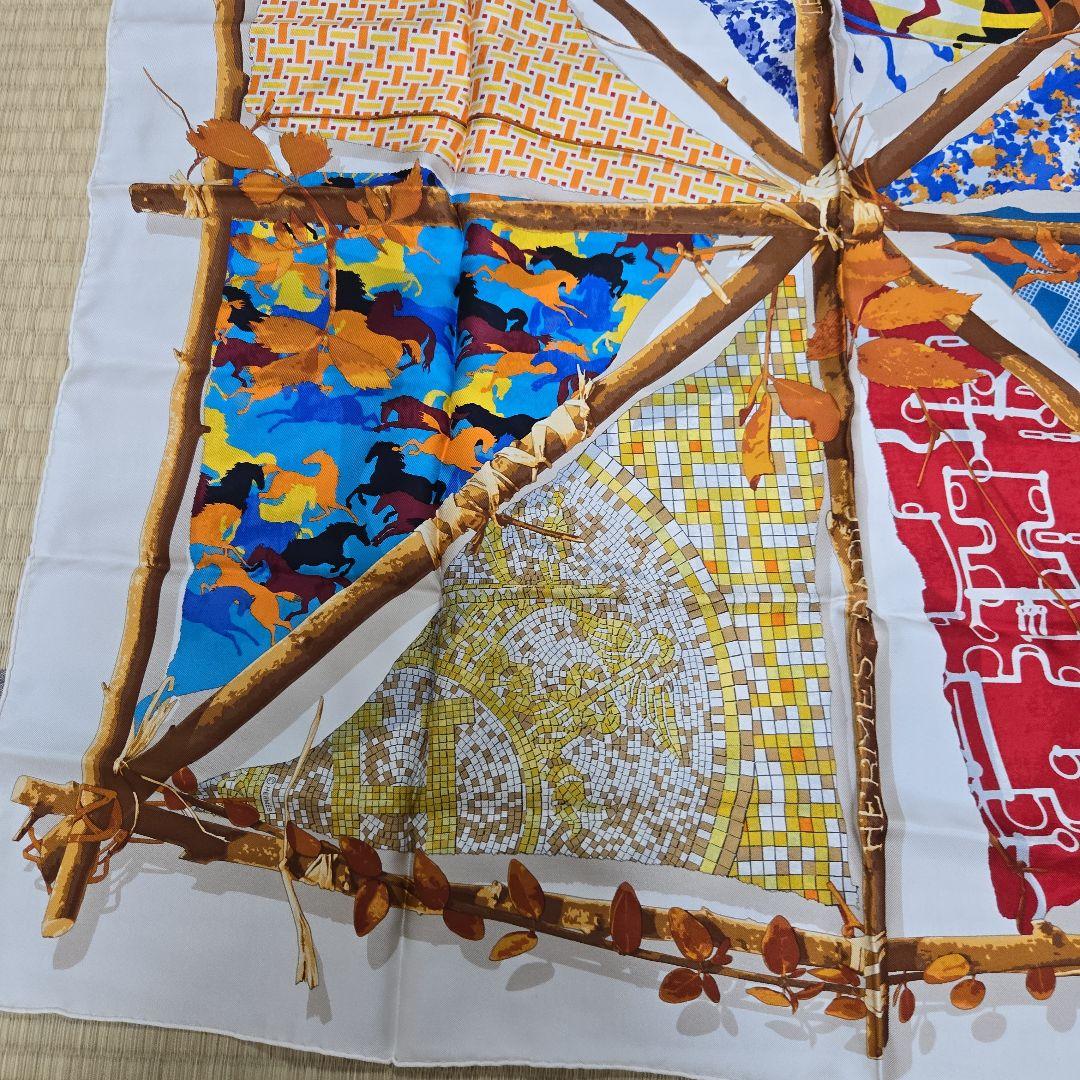 HERMES 86センチ×86センチ ストール